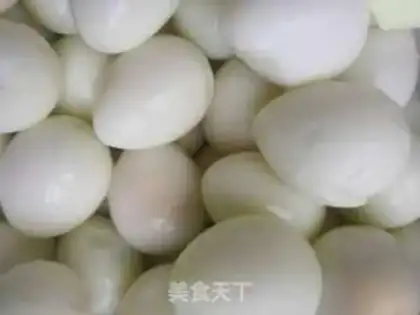 Make Quail eggs step 1