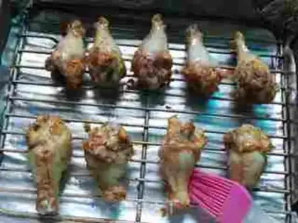 Make Garlic pretzel wings step 6