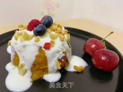 Make A melon yogurt step 5