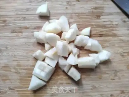 Make Peach and soap step 1