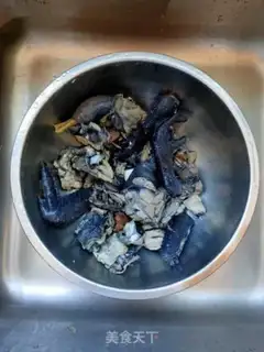 Make The chicken soup with dried mushrooms step 4