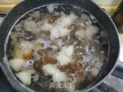 Make Peach and soap step 2