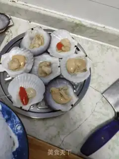 Make Garlic scallops step 0