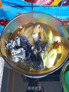 Make The chicken soup with dried mushrooms step 7
