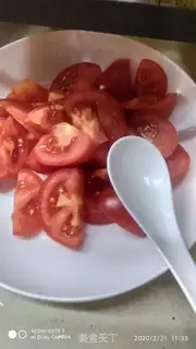 Make Beef tomato tofu step 1