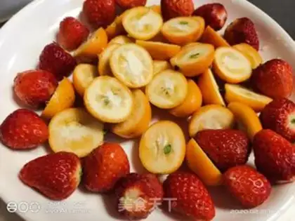 Make Strawberry orange salad step 5
