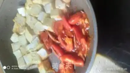 Make Beef tomato tofu step 3