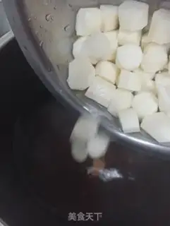 Make Red Bean Mountain medicine, small circle step 2
