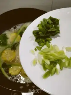 Make A green noodle step 7
