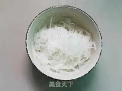 Make Radish Bean Ball step 1