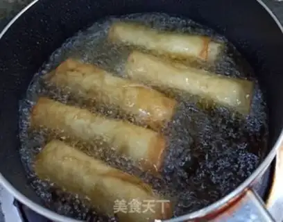 Make Spring rolls step 2