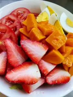 Make Vegetable fruit salad step 1