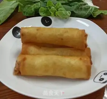 Make Spring rolls step 3