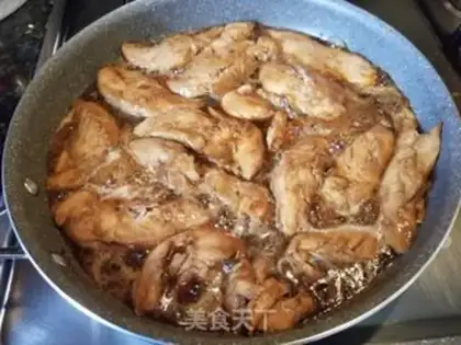 Make Burn the chicken chest with tender meat step 4