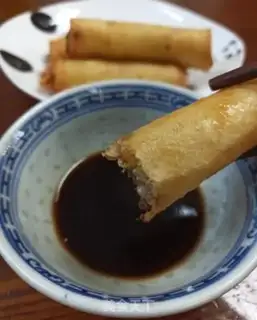 Make Spring rolls step 4