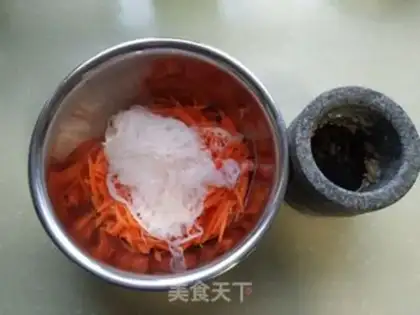 Make A cold carrot step 4