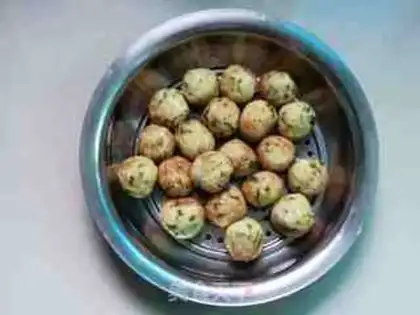 Make Radish Bean Ball step 7