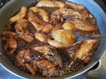 Make Burn the chicken chest with tender meat step 5