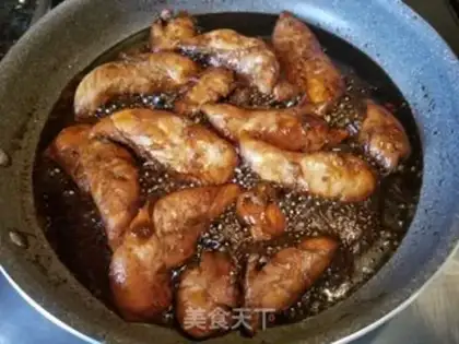 Make Burn the chicken chest with tender meat step 6