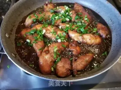 Make Burn the chicken chest with tender meat step 7