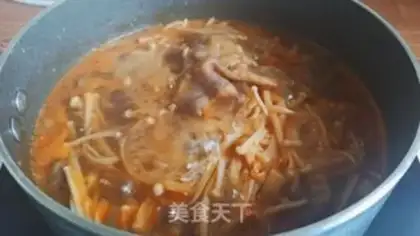 Make Tomato fat cow pot step 11