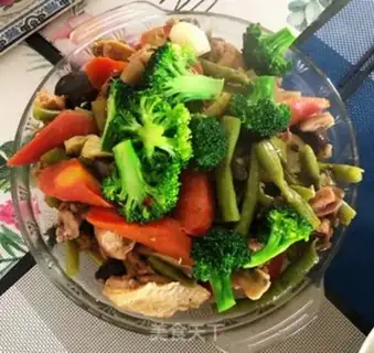 Make Chicken with fresh vegetables step 6