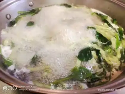 Make Peanut spinach noodles step 6