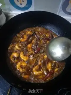Make Spicy shrimp step 4