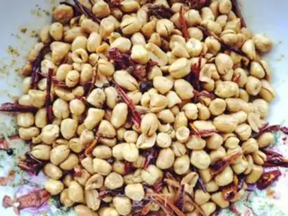 Make Spicy peanuts step 8