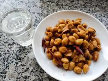 Make Spicy peanuts step 9