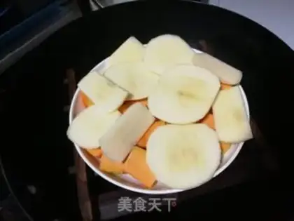 Make Pumpkin apple paste step 1
