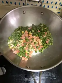 Make Ham intestines and peas step 2