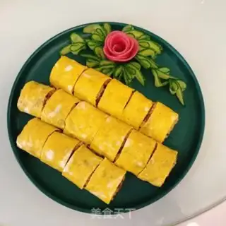 Make Rice egg rolls step 18