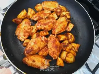 Make Curry chicken wings step 2