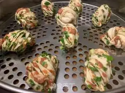 Make Onion pork rolls step 10
