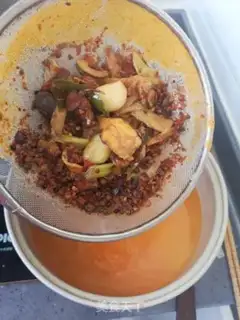 Make Homemade northeast hot step 7