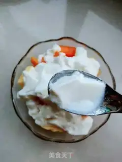 Make Mango apple walnut sour cream step 4