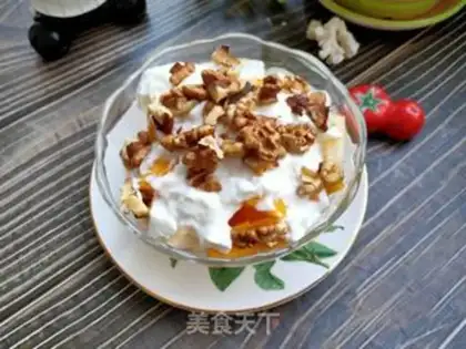 Make Mango apple walnut sour cream step 5