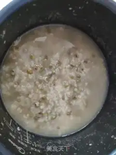 Make Green bean congee step 2