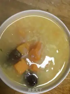 Make Red potato date congee step 4