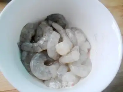 Make Three-colour shrimp step 3