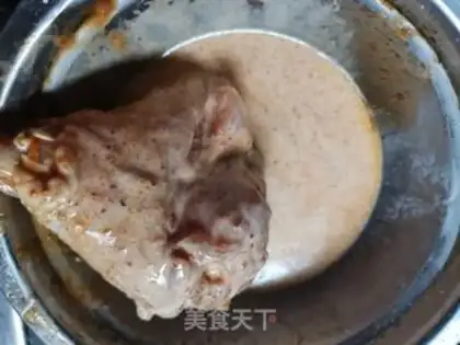 Make Cricket stick, chicken leg step 2