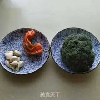 Make Garlic broccoli step 0