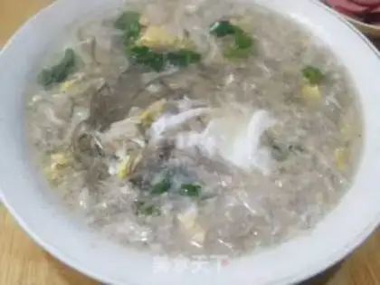 Make Golden fungus egg soup step 5