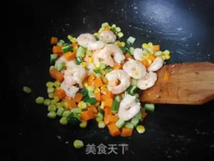 Make Three-colour shrimp step 7