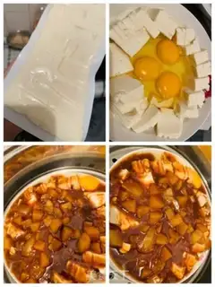 Make Egg vinyl tofu step 1