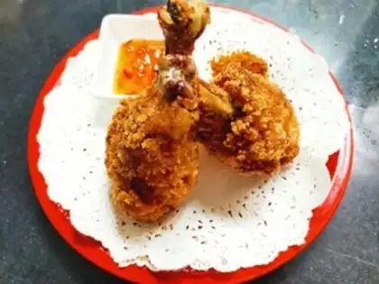 Make Cricket stick, chicken leg step 7