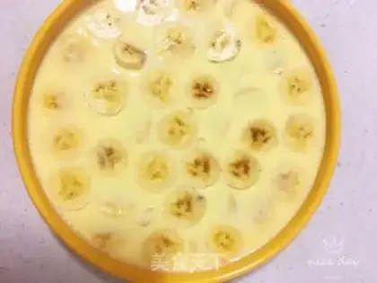 Make A simple banana pizza step 7