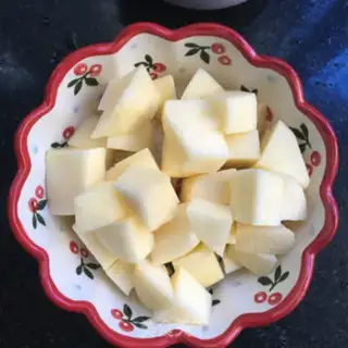 Make Blueberry apple yogurt step 2