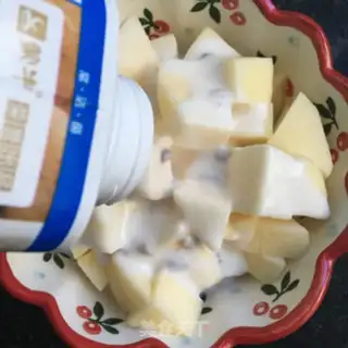 Make Blueberry apple yogurt step 3